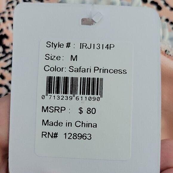 Indigo Rein Safari Princess Printed One Piece Swimsuit NEW Junior Medium - Picture 7 of 9